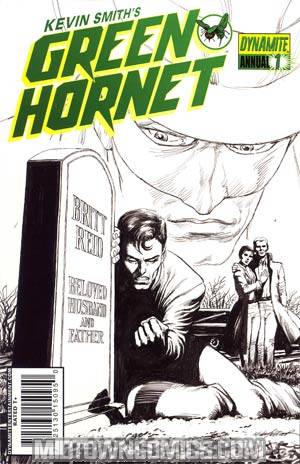 Kevin Smiths Green Hornet Annual #1 Cover C Incentive Mike Netzer Black & White & Green Cover