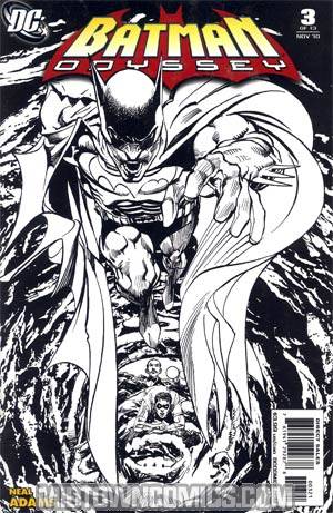 Batman Odyssey Vol 1 #3 Cover B Incentive Neal Adams Sketch Cover