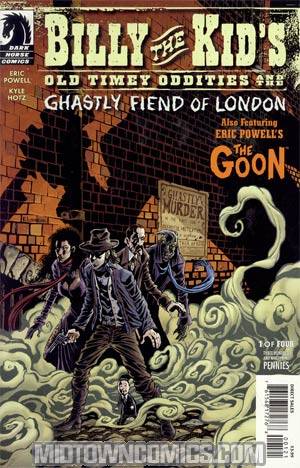 Billy The Kids Old Timey Oddities And The Ghastly Fiend Of London #1 Incentive Kyle Hotz Variant Cover