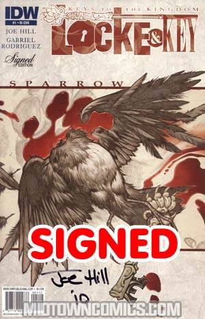 Locke & Key Keys To The Kingdom #1 Incentive Signed By Joe Hill