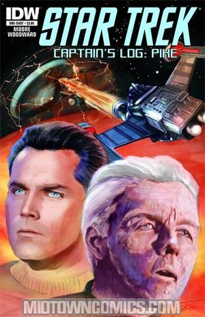 Star Trek Captains Log Pike #1 Regular JK Woodward Cover