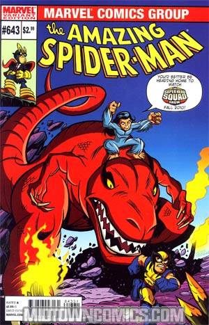 Amazing Spider-Man Vol 2 #643 Cover B Incentive Super Hero Squad Variant Cover 