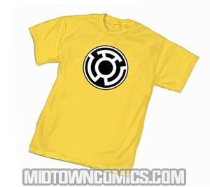 Sinestro Corps Symbol Gold T-Shirt Large