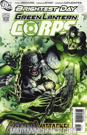 Green Lantern Corps Vol 2 #52 Cover B Incentive Patrick Gleason Variant Cover (Brightest Day Tie-In)