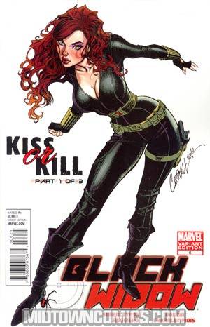 Black Widow Vol 4 #6 Incentive J Scott Campbell Variant Cover