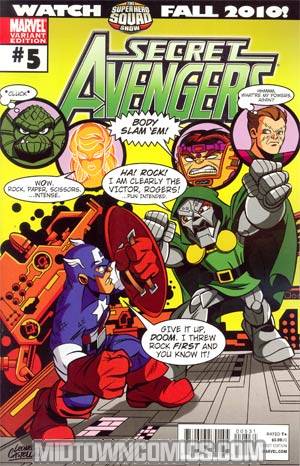 Secret Avengers #5 Incentive Super Hero Squad Variant Cover