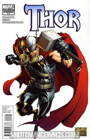 Thor Vol 3 #615 Cover C Incentive Joe Quesada Variant Cover (Heroic Age Tie-In)