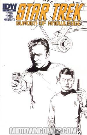 Star Trek Burden Of Knowledge #4 Incentive Joe Corroney Sketch Cover