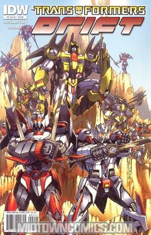 Transformers Drift #2 Regular Alex Milne Cover