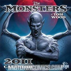 Monsters Of Tom Wood 2011 12x12 Inch Wall Calendar