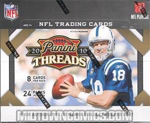 Panini 2010 Threads Football Trading Cards Box
