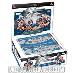 Topps 2010 Platinum Football Trading Cards Box