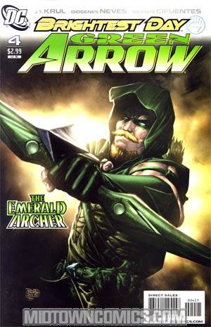 Green Arrow Vol 5 #4 Incentive Philip Tan Variant Cover (Brightest Day Tie-In)