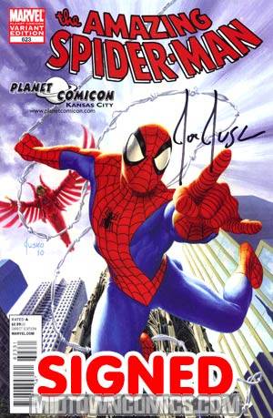 Amazing Spider-Man Vol 2 #623 Cover E Planet Comicon Joe Jusko Variant Cover Signed Edition 