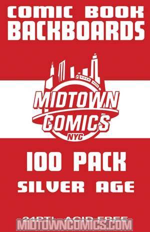 Silver Age Size Comic Book Boards 100-Pack (Acid-Free)