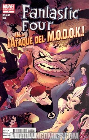 Fantastic Four In Ataque Del MODOK One Shot Cover A Regular English Version