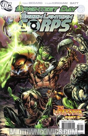 Green Lantern Corps Vol 2 #55 Cover A Regular Tyler Kirkham Cover (Brightest Day Tie-In)