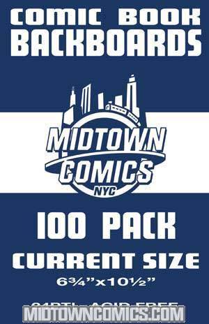 Current Size Comic Book Boards 100-Pack (Acid-Free)