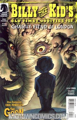 Billy The Kids Old Timey Oddities And The Ghastly Fiend Of London #4 Regular Eric Powell Cover