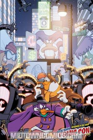 Darkwing Duck Vol 2 #1 The Duck Knight Returns NYCC 2010 Exclusive Times Square Variant Cover