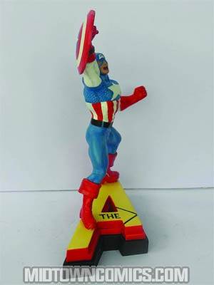 Marvel Comics Avengers Resin Desk Figurine - A Captain America