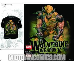 Wolverine Troma Vision Black T-Shirt Large
