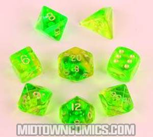Firefly 7-Piece Dice Set - Aqua