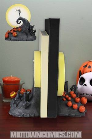 Nightmare Before Christmas 2010 Book Ends - Spiral Hill