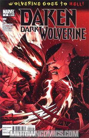 Daken Dark Wolverine #2 Cover A Regular Giuseppe Camuncoli Cover (Wolverine Goes To Hell Tie-In)