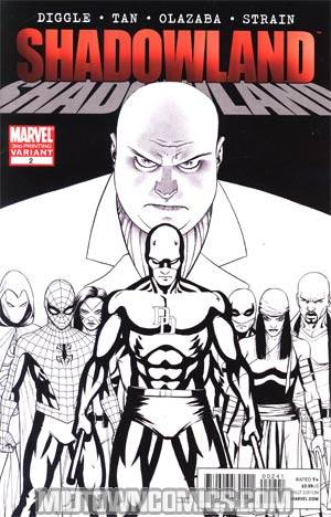 Shadowland #2 Cover D 3rd Ptg John Cassaday Variant Cover