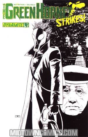 Green Hornet Strikes #4 Cover B Incentive John Cassaday Black & White & Green Cover