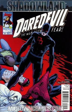Daredevil Vol 2 #511 Cover A Regular John Cassaday Cover (Shadowland Tie-In)