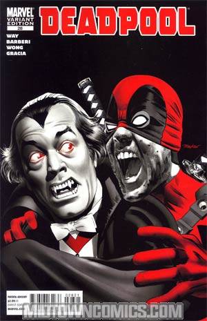 Deadpool Vol 3 #28 Incentive Mike Mayhew Vampire Variant Cover