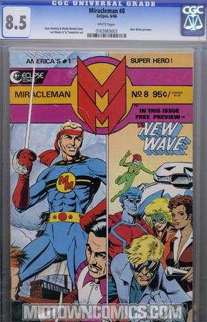 Miracleman #8 CGC 8.5