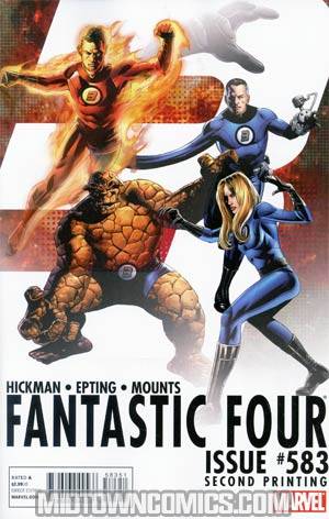 Fantastic Four Vol 3 #583 Cover E 2nd Ptg Steve Epting Variant Cover