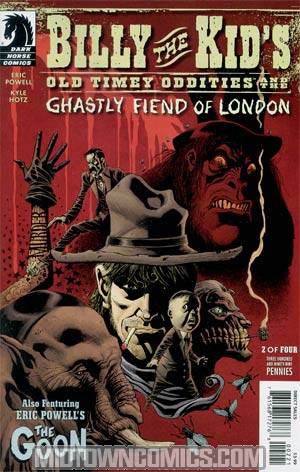 Billy The Kids Old Timey Oddities And The Ghastly Fiend Of London #2 Incentive Kyle Hotz Variant Cover