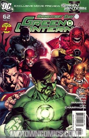 Green Lantern Vol 4 #62 Cover A Regular Doug Mahnke Cover (Brightest Day Tie-In)