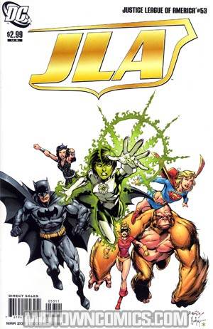 Justice League Of America Vol 2 #53 Regular Mark Bagley Cover