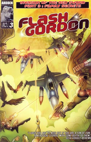 Flash Gordon Invasion Of The Red Sword #3 Cover B