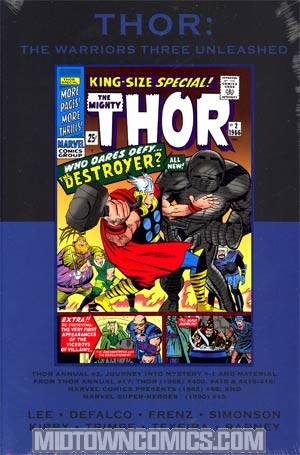 Thor Warriors Three Unleashed HC Premiere Edition Direct Market Cover