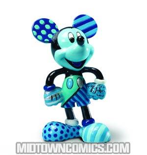 Disney By Romero Britto Mickey Mouse Blue Period Figurine