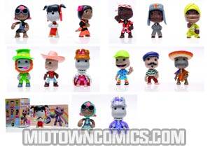 Little Big Planet Sackboy Superstars PVC Mini-Figure Series 1 Blind Mystery Box Display