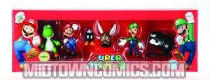 Mario 2-Inch 6-Piece Mini-Figure Collection