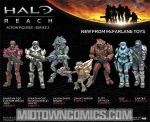 Halo Reach Series 2 Elite Officer Action Figure Assortment Case