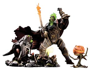 World Of Warcraft Premium Series 4 Hallows End Nemesis Headless Horseman Action Figure