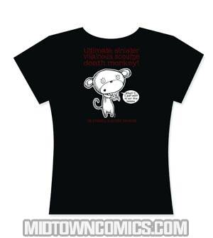 Roman Dirges Ultimate Death Monkey Black Juniors T-Shirt Large