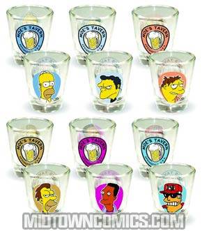 Simpsons Moes Tavern Shot Glass 6-Pack