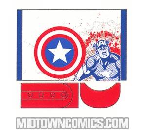Captain America Symbol Trucker Boom Official Color Adjustable Cap