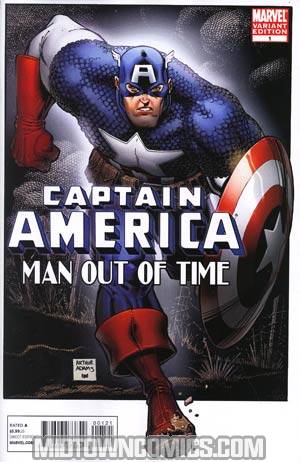Captain America Man Out Of Time #1 Cover B Incentive Arthur Adams Variant Cover