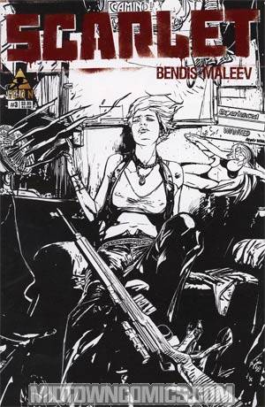 Scarlet #3 Cover C Incentive Alex Maleev Sketch Cover